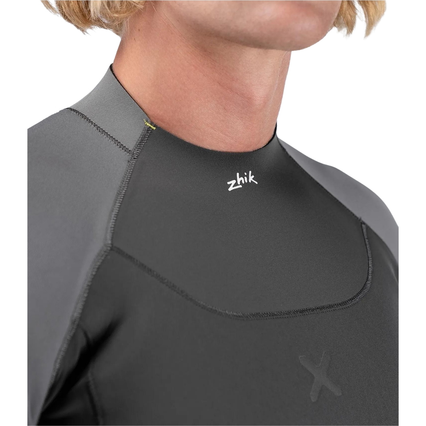 2026 Zhik Heren Superwarm X Neoprene Wetsuit Top DTP-1180-GRY - Grey